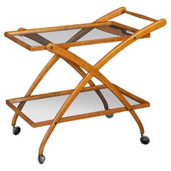 Carrello portabevande italiano del XX secolo attribuibile a Cesare Lacca c.1960