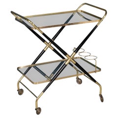 20th Century Italian Drinks Trolley Attributable To Cesare Lacca c.1960