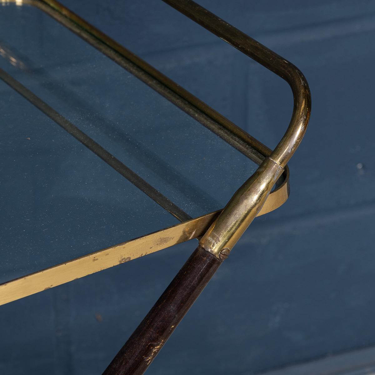 20th Century Italian Drinks Trolley In The Manner Of Cesare Lacca c.1960 For Sale 5