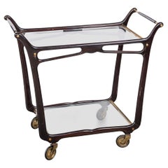 20th Century Italian Drinks Trolley In The Manner Of Cesare Lacca c.1960