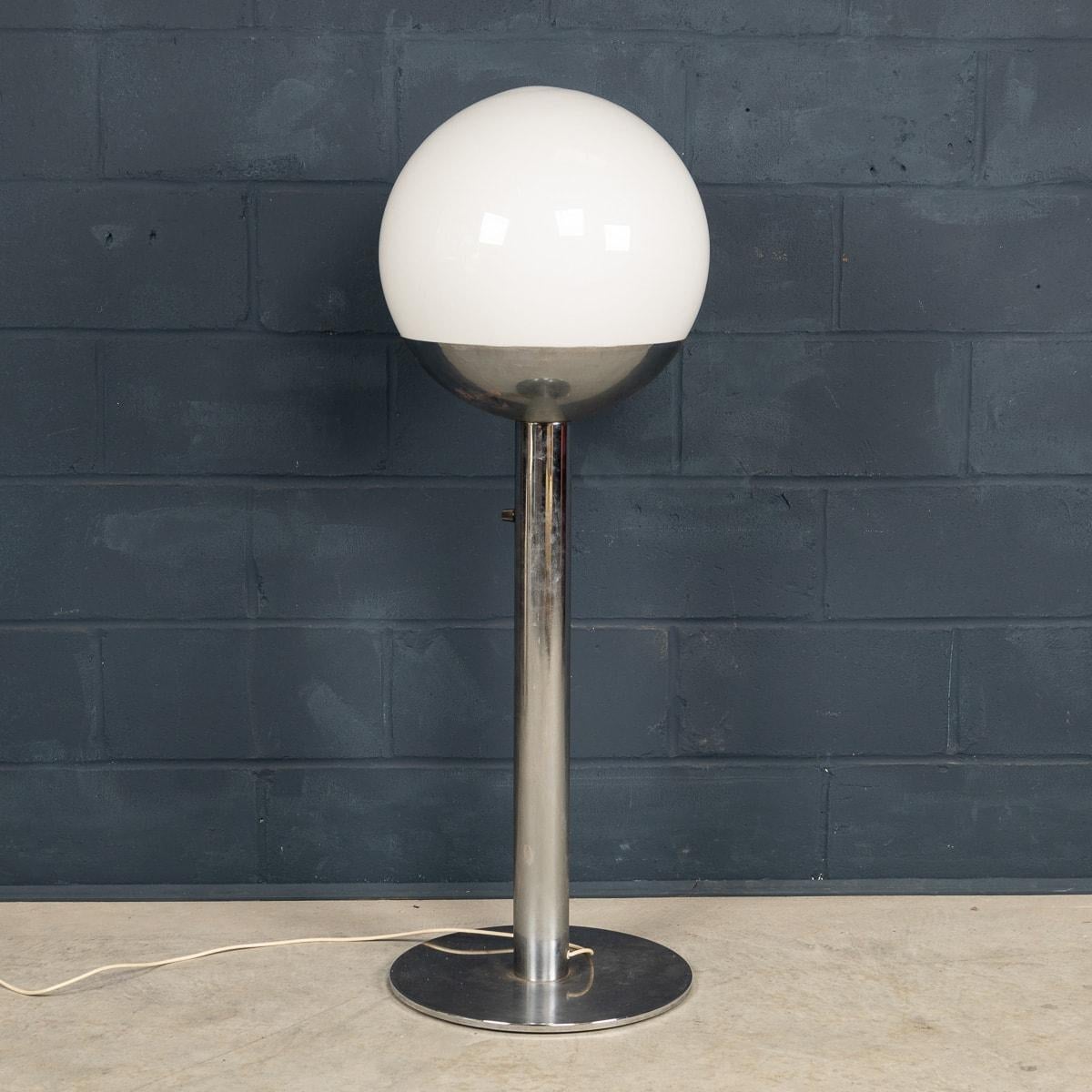 A 20th Century Italian floor lamp by Pia Guidetti-Crippa. Known as the P428 floor lamp, it was designed in the 1970s and is characterised by the clean lines which was a huge success in the world of interior design and they are very much sought after