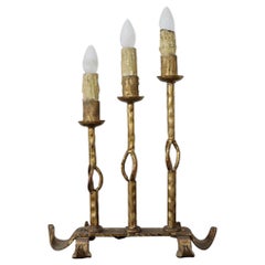 20th Century Italian Gilded Bronze Table Lamp 20th Century Italian Gilded Bronze Table Lamp