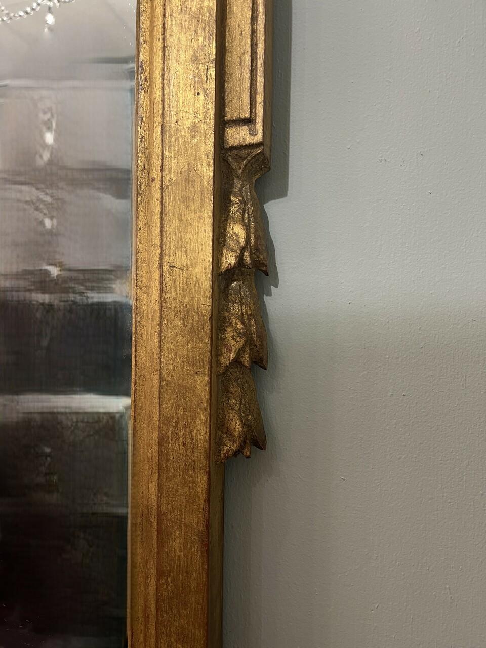 Italienischer Giltwood-Pier-Spiegel des 20. (20. Jahrhundert) im Angebot