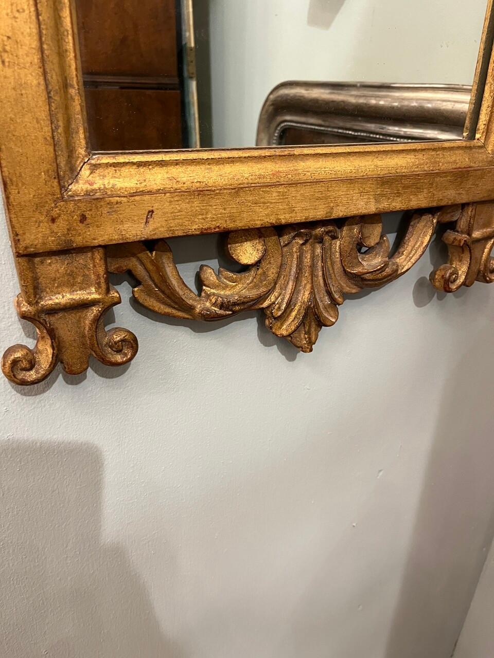 Italienischer Giltwood-Pier-Spiegel des 20. im Angebot 1