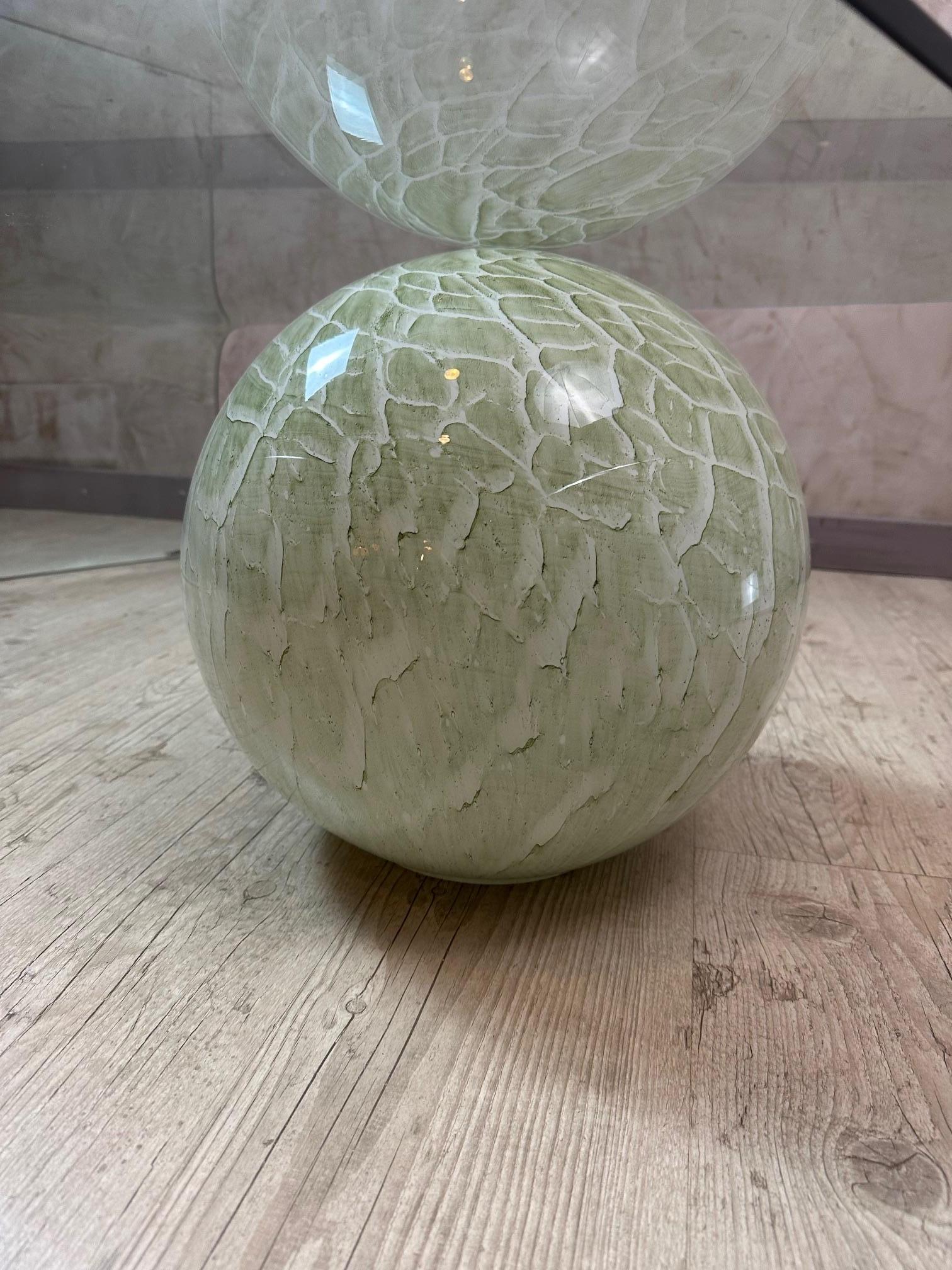 Table basse en verre italienne du 20e siècle par Reflex, 1980 en vente 2