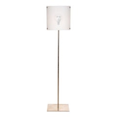 20th Century Italian Glass Floor Lamp by Fornasetti