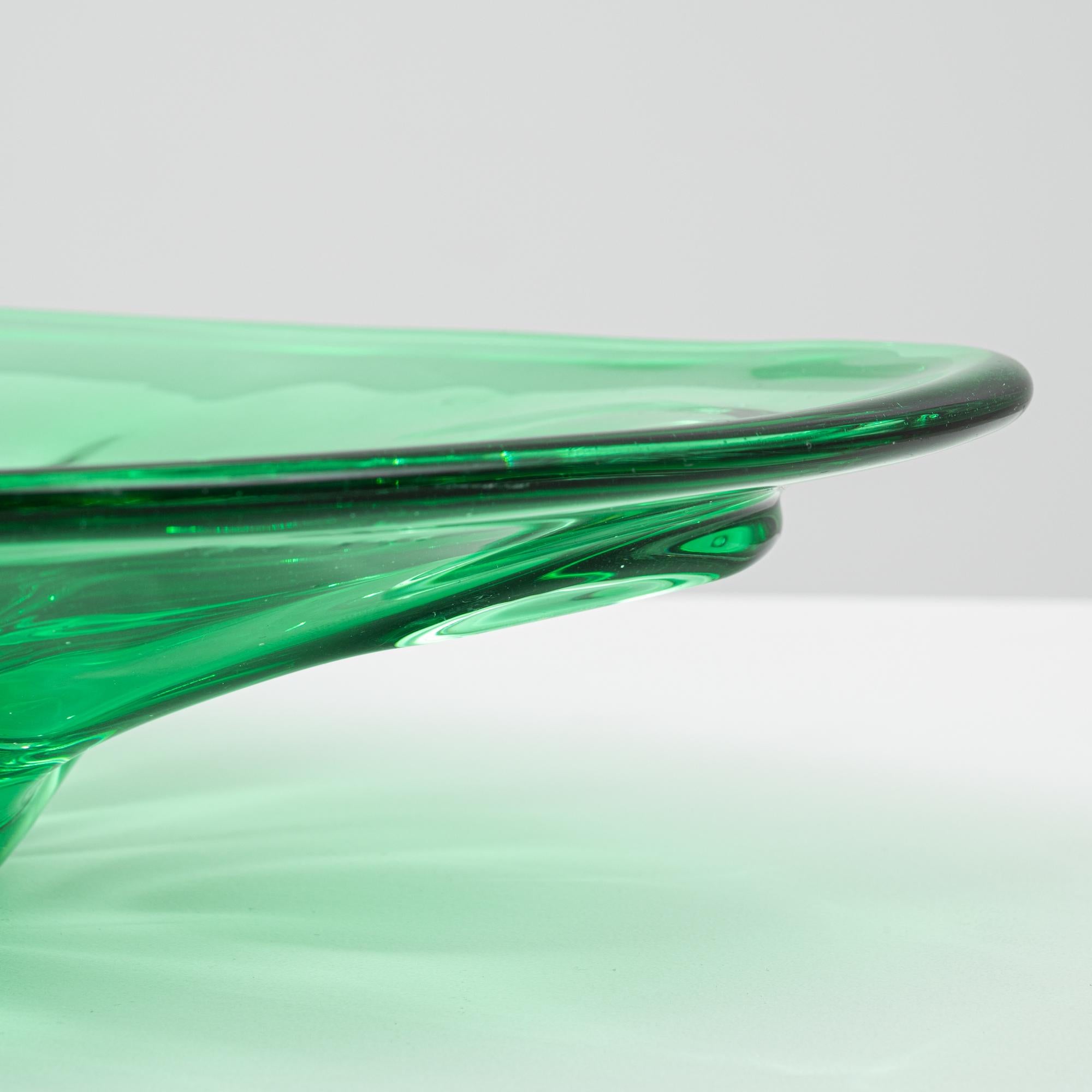 20th Century Italian Glass Plateau For Sale 7