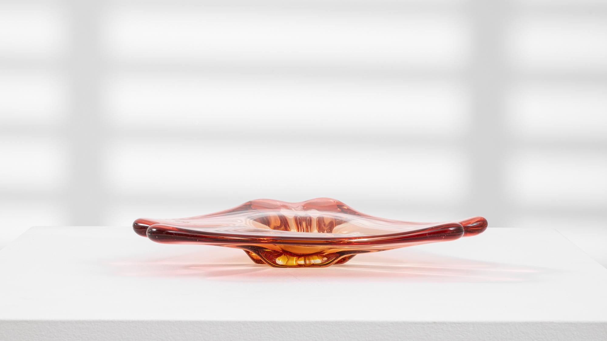 20th Century Italian Glass Plateau For Sale 7
