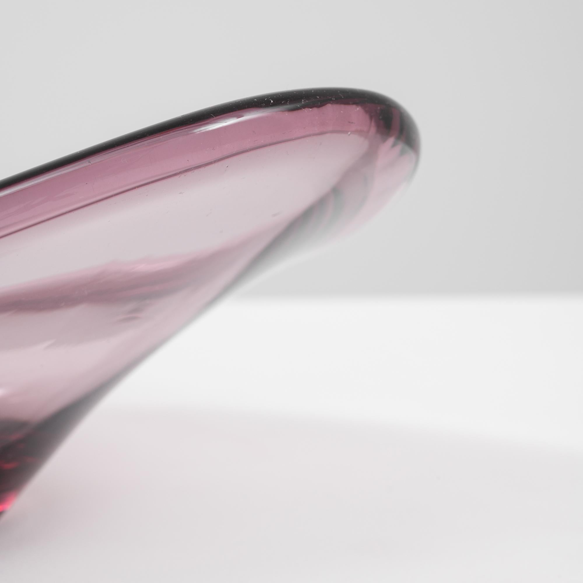 20th Century Italian Glass Plateau in vendita 4