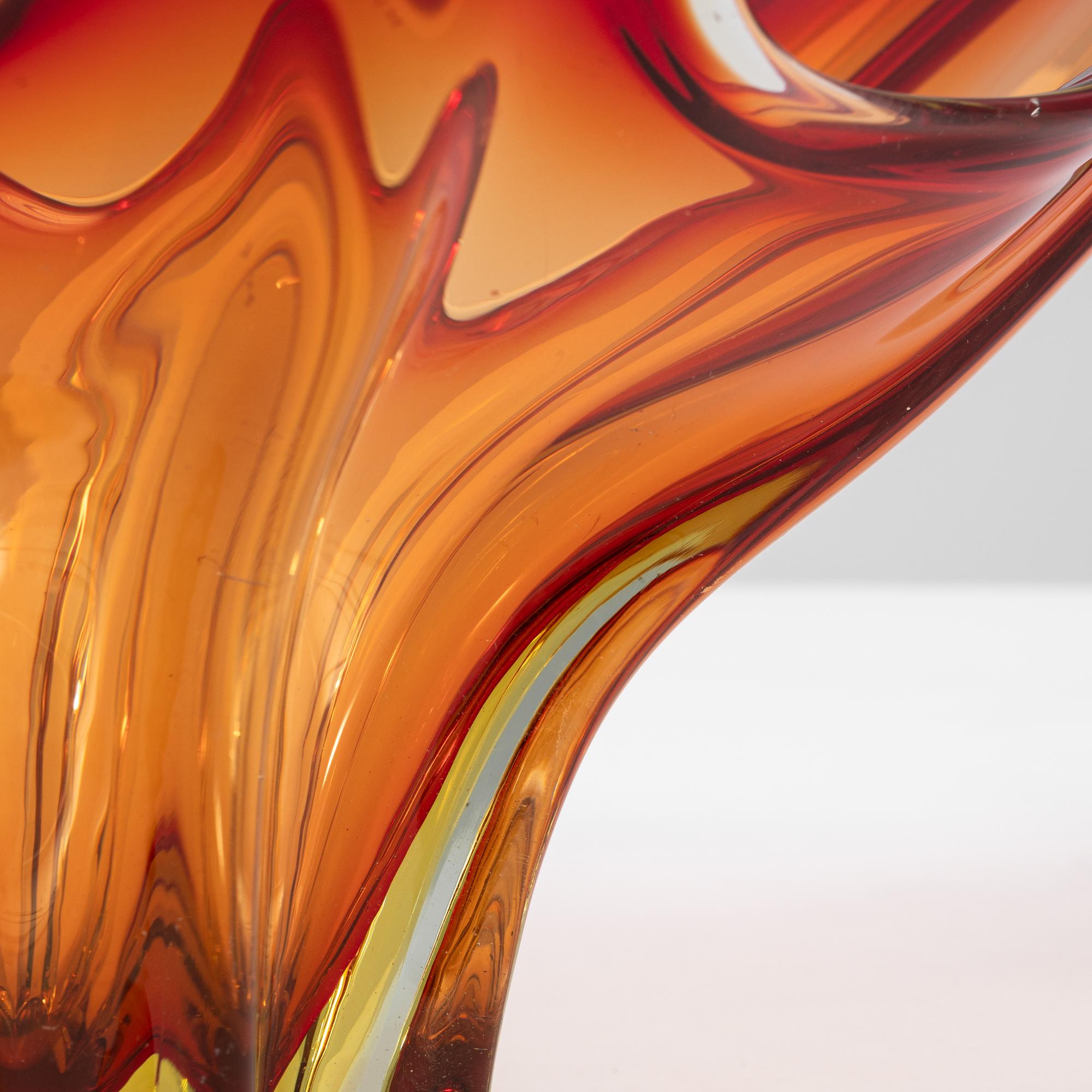 20th Century Italian Glass Plateau For Sale 7