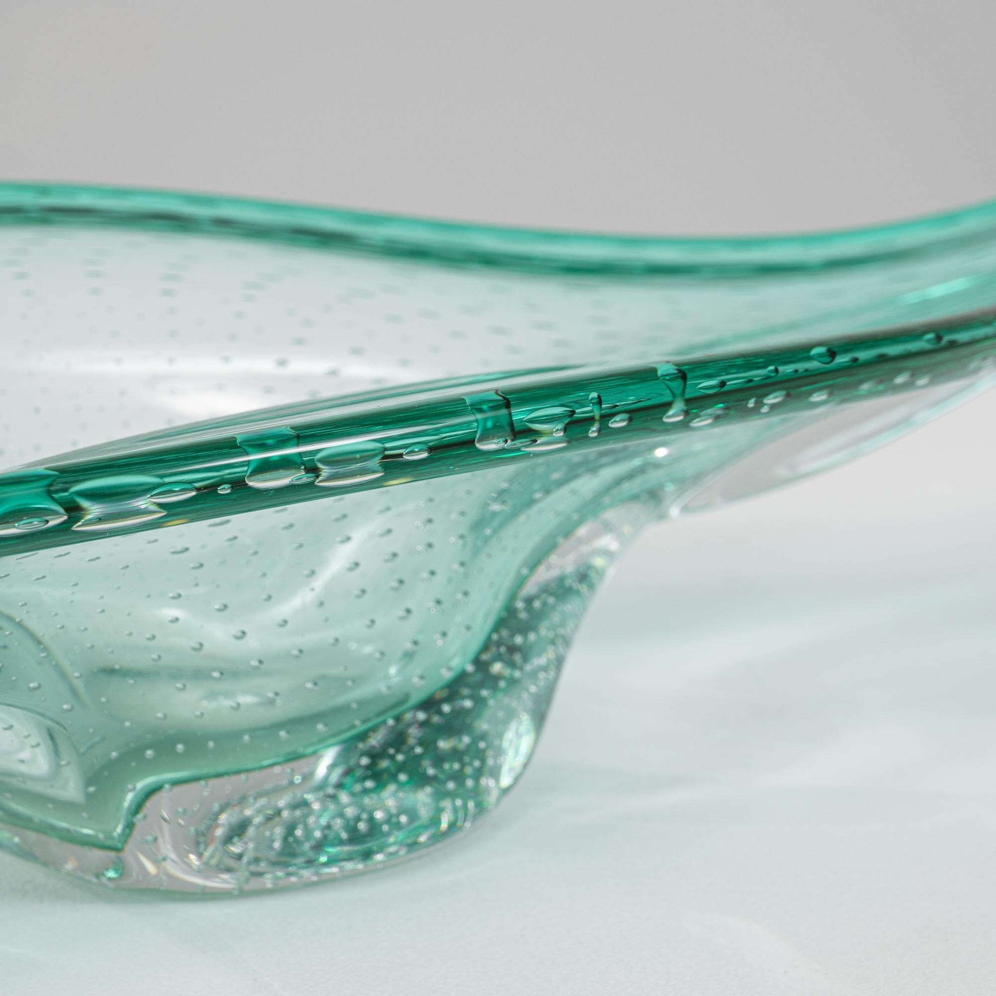 20th Century Italian Glass Plateau For Sale 7