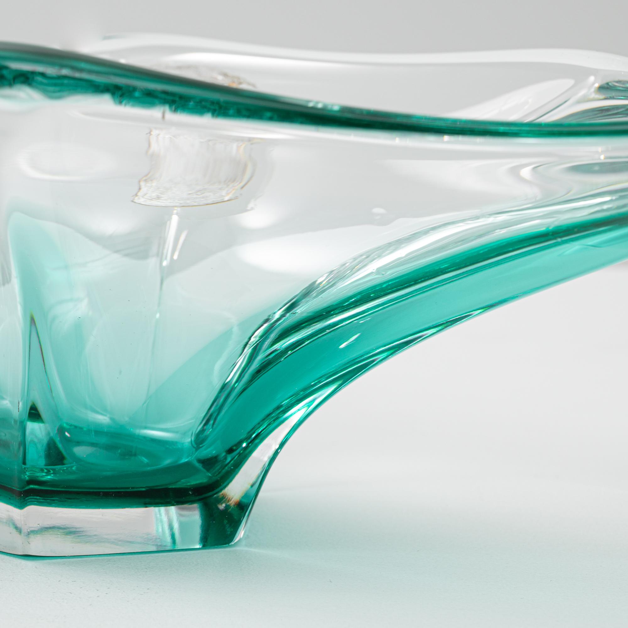 20th Century Italian Glass Plateau For Sale 8