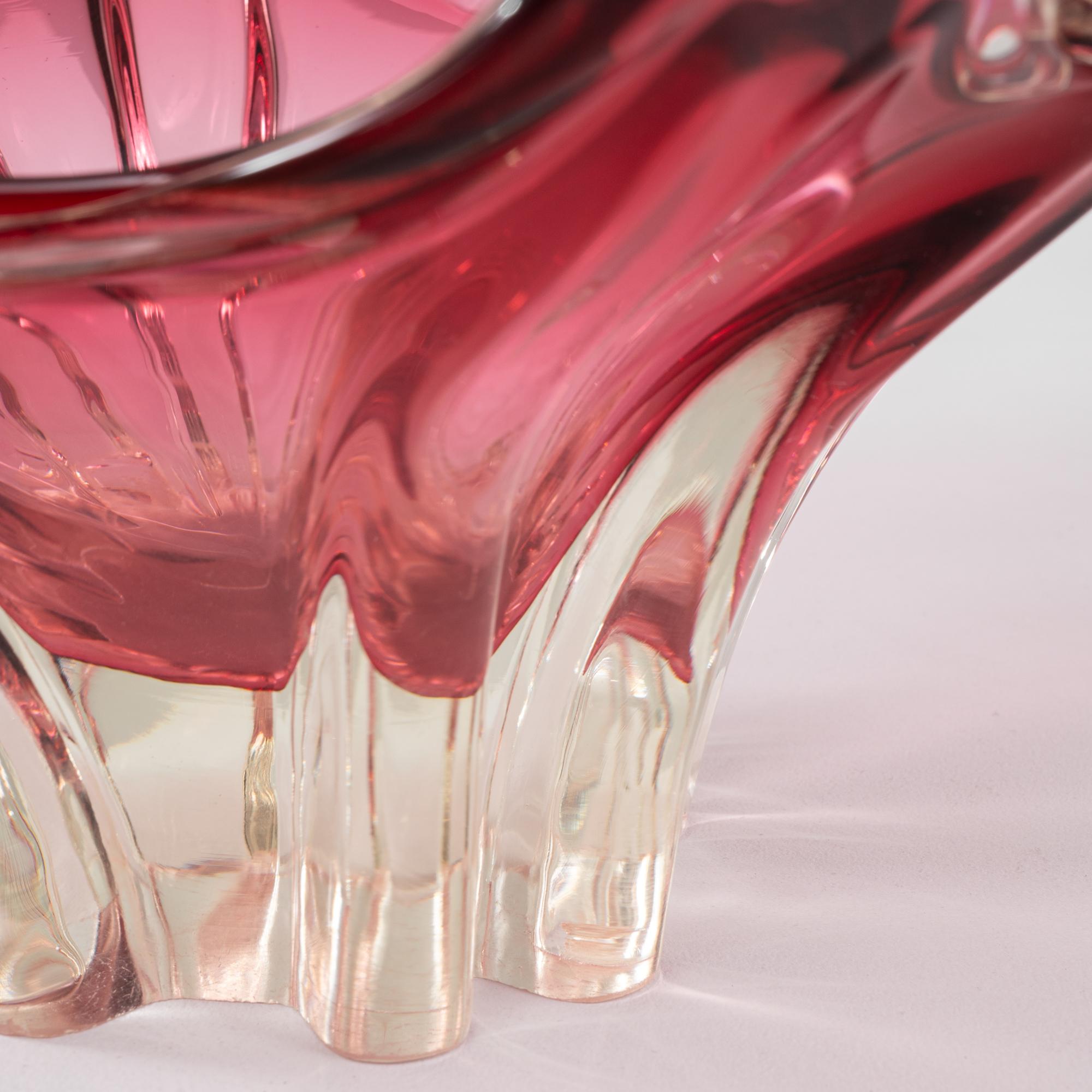 20th Century Italian Glass Plateau For Sale 8
