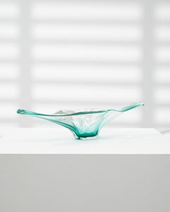 20th Century Italian Glass Plateau