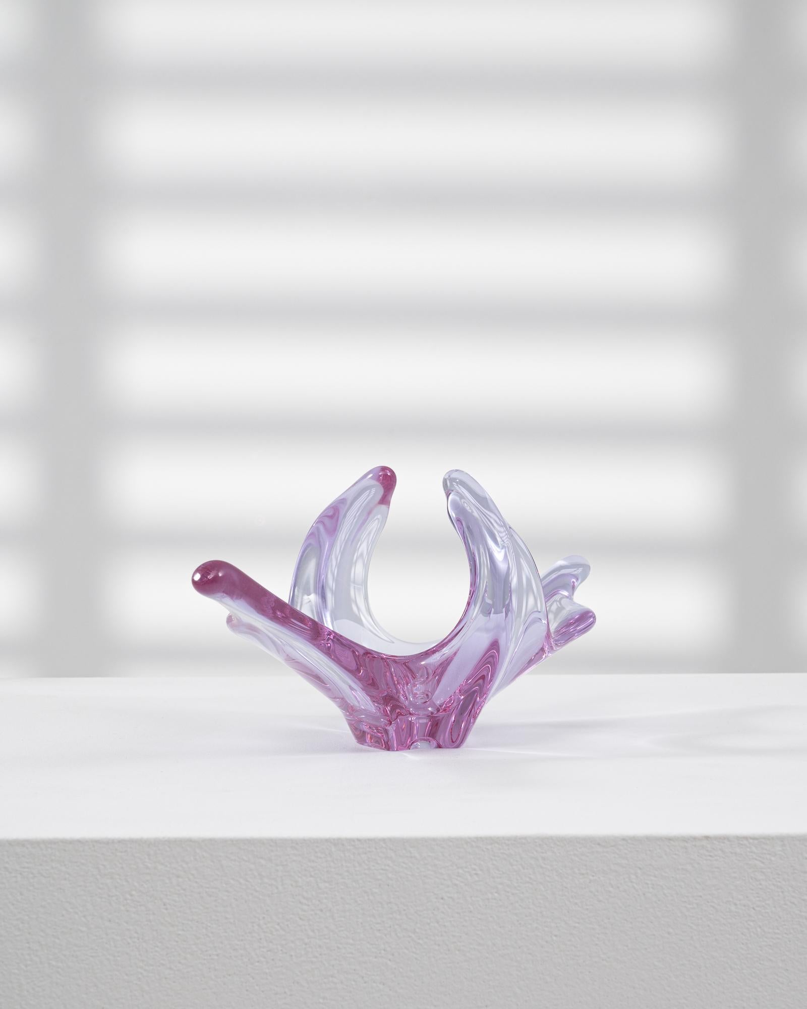 20th Century Italian Glass Plateau In Good Condition For Sale In High Point, NC