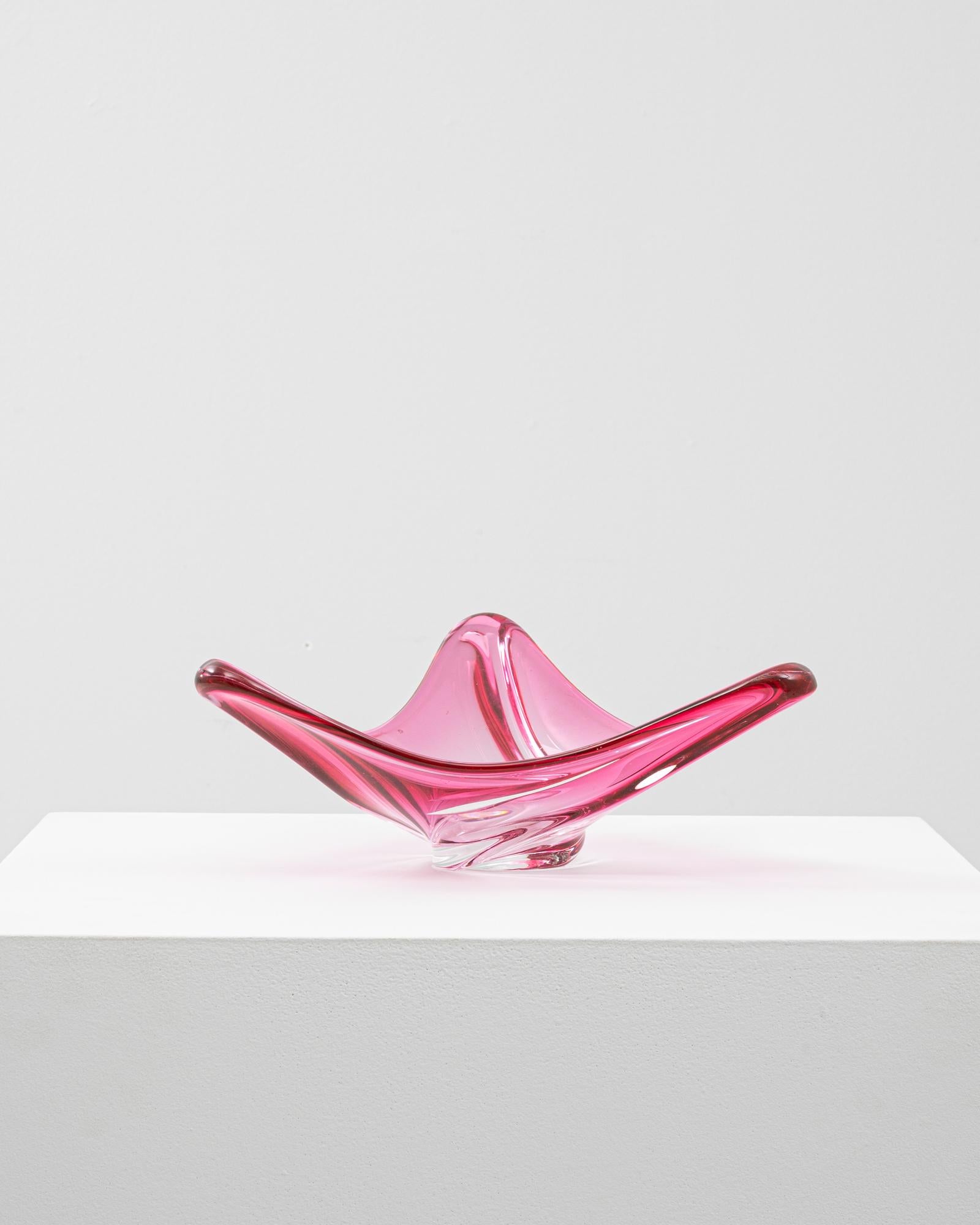 20th Century Italian Glass Plateau For Sale 1