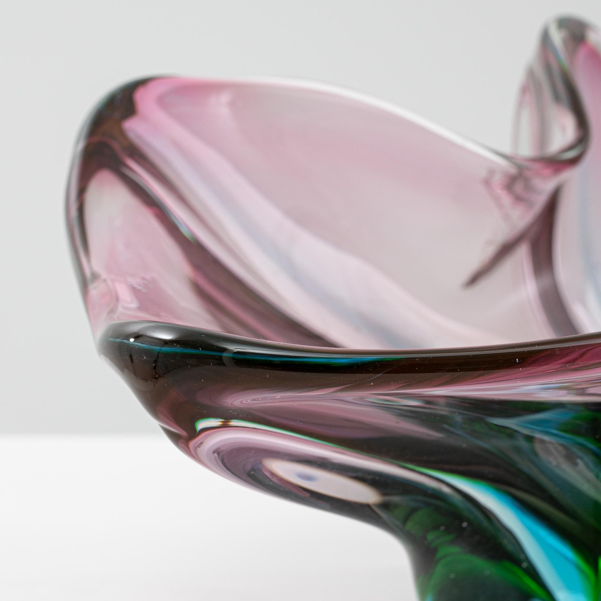 20th Century Italian Glass Plateau For Sale 1