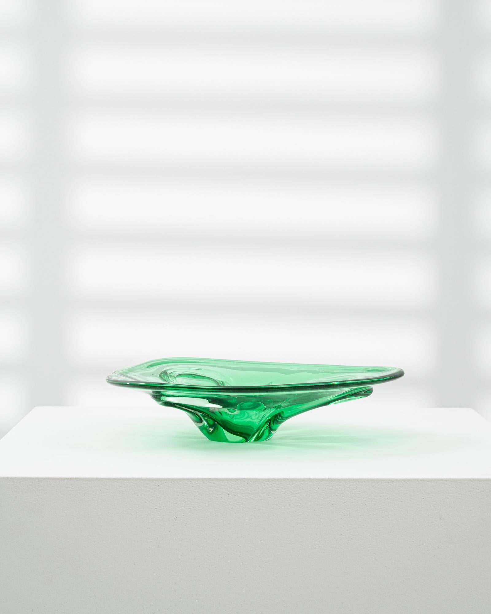 20th Century Italian Glass Plateau For Sale 1