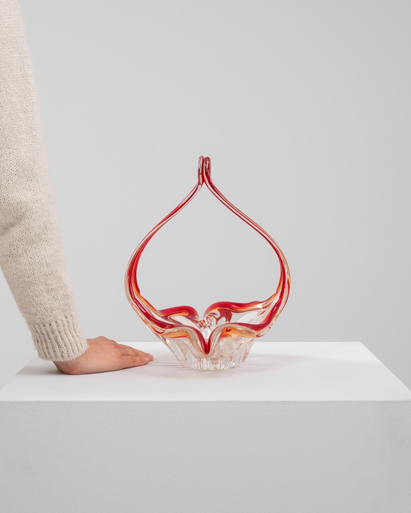 20th Century Italian Glass Plateau For Sale 1