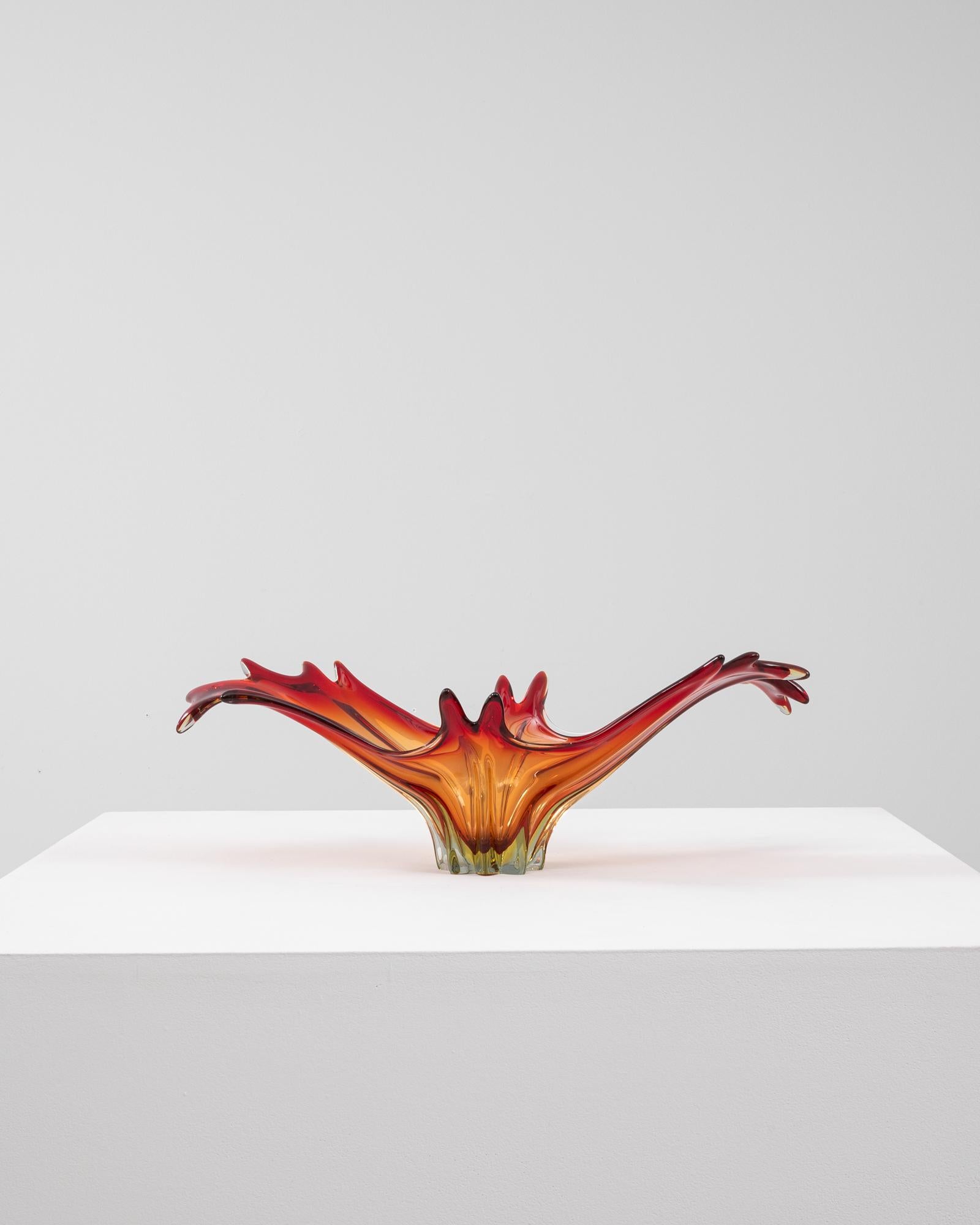 20th Century Italian Glass Plateau For Sale 1