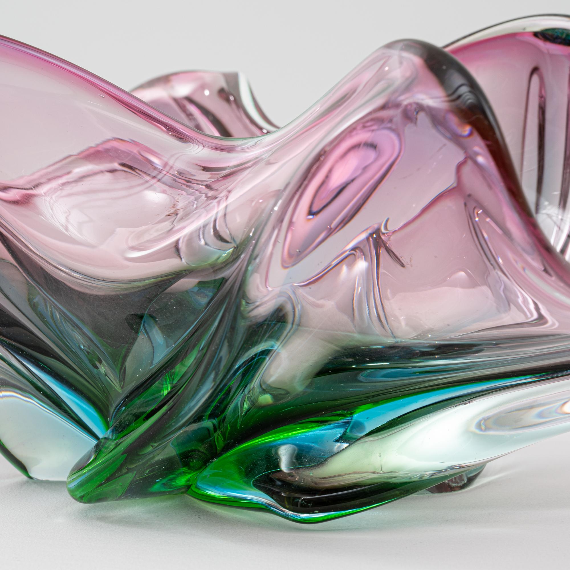20th Century Italian Glass Plateau For Sale 2