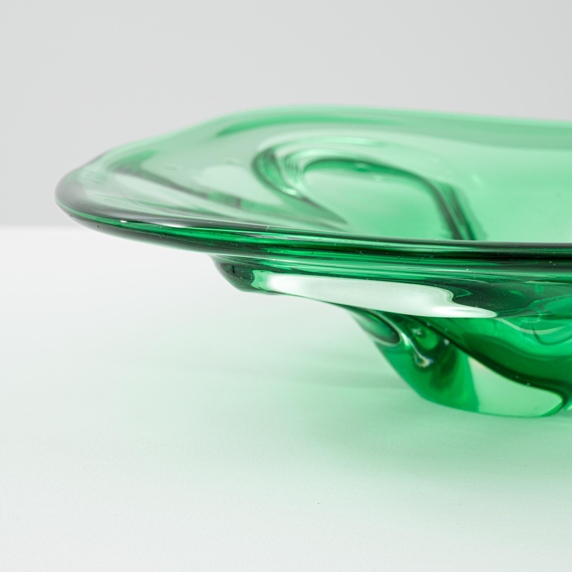 20th Century Italian Glass Plateau For Sale 2