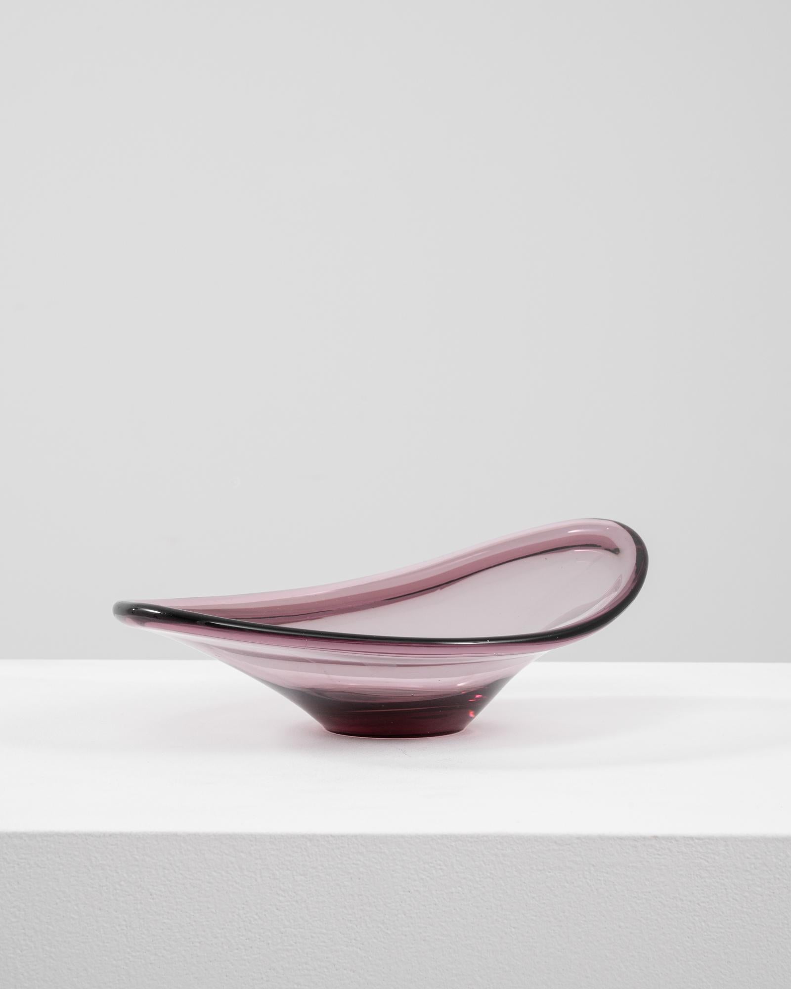 20th Century Italian Glass Plateau in vendita 1