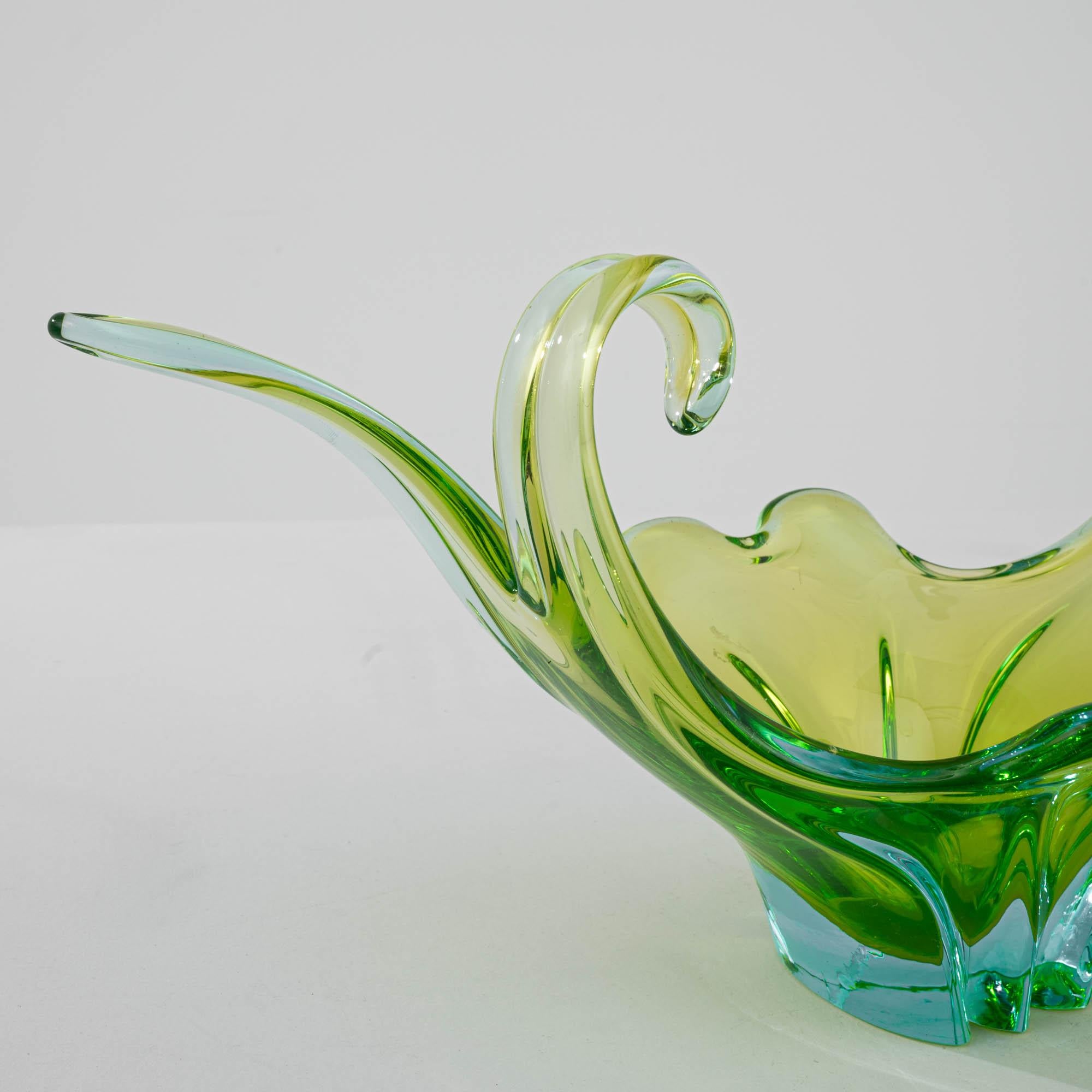 20th Century Italian Glass Plateau For Sale 4