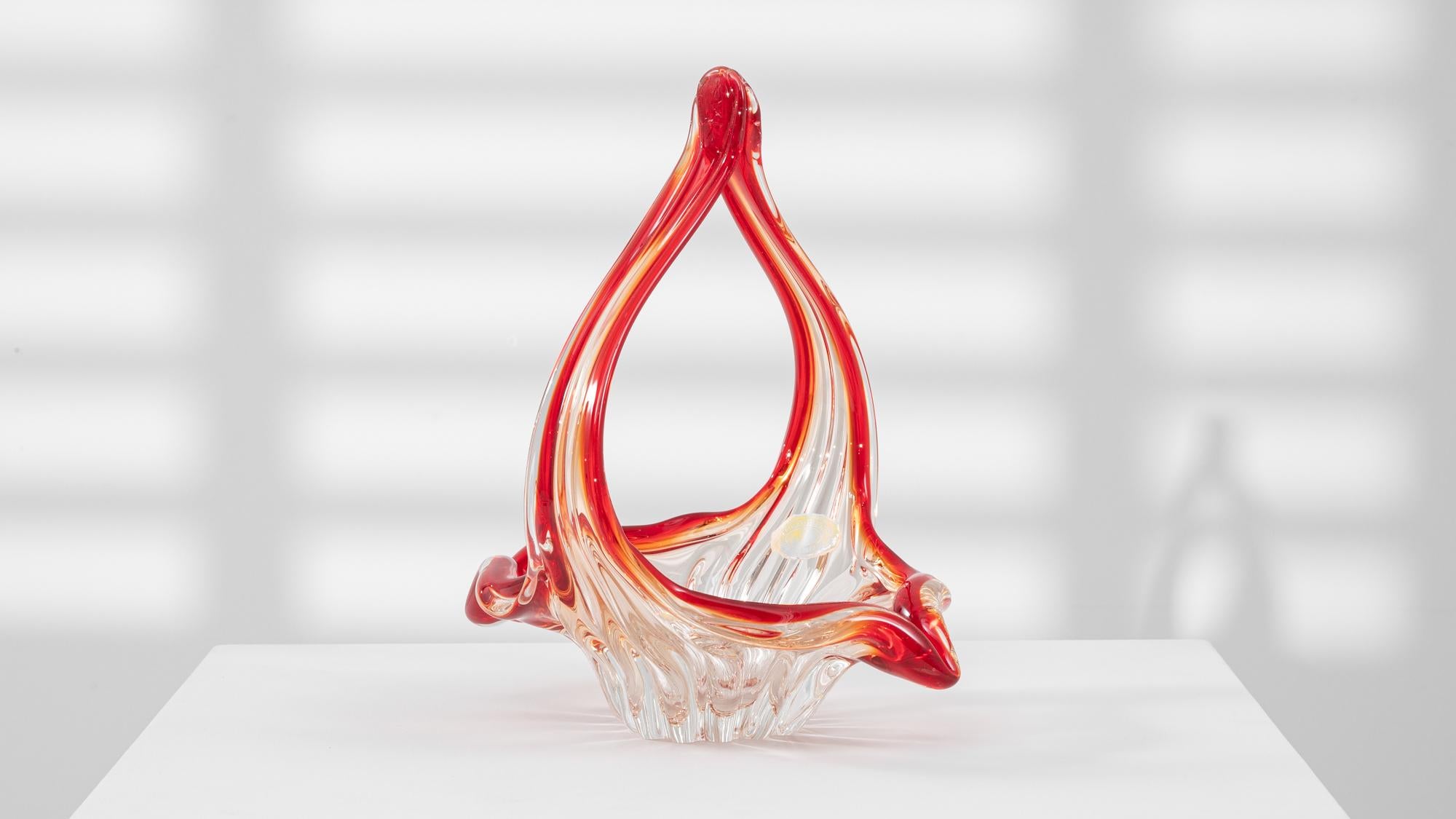 20th Century Italian Glass Plateau For Sale 5