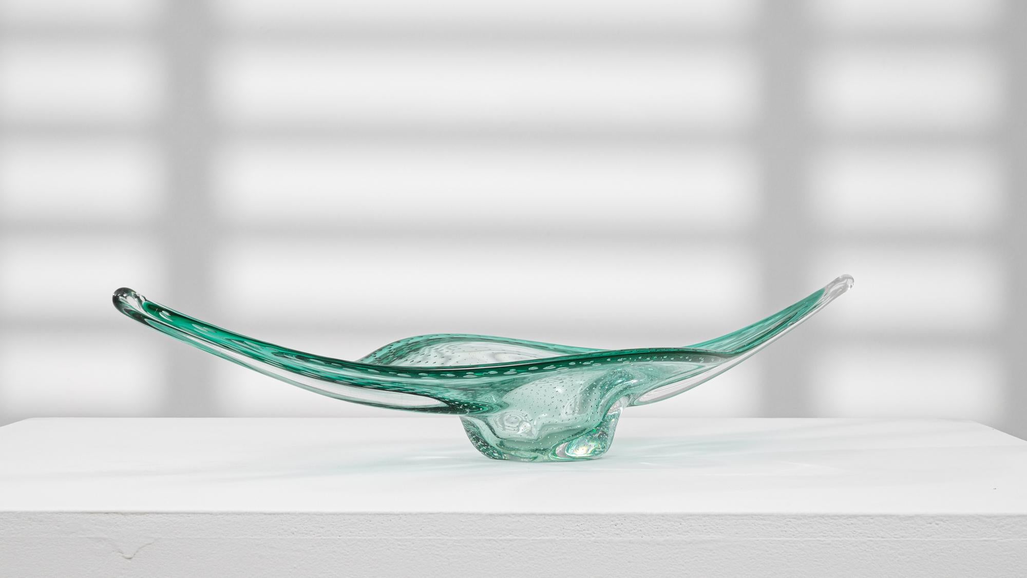 20th Century Italian Glass Plateau For Sale 5