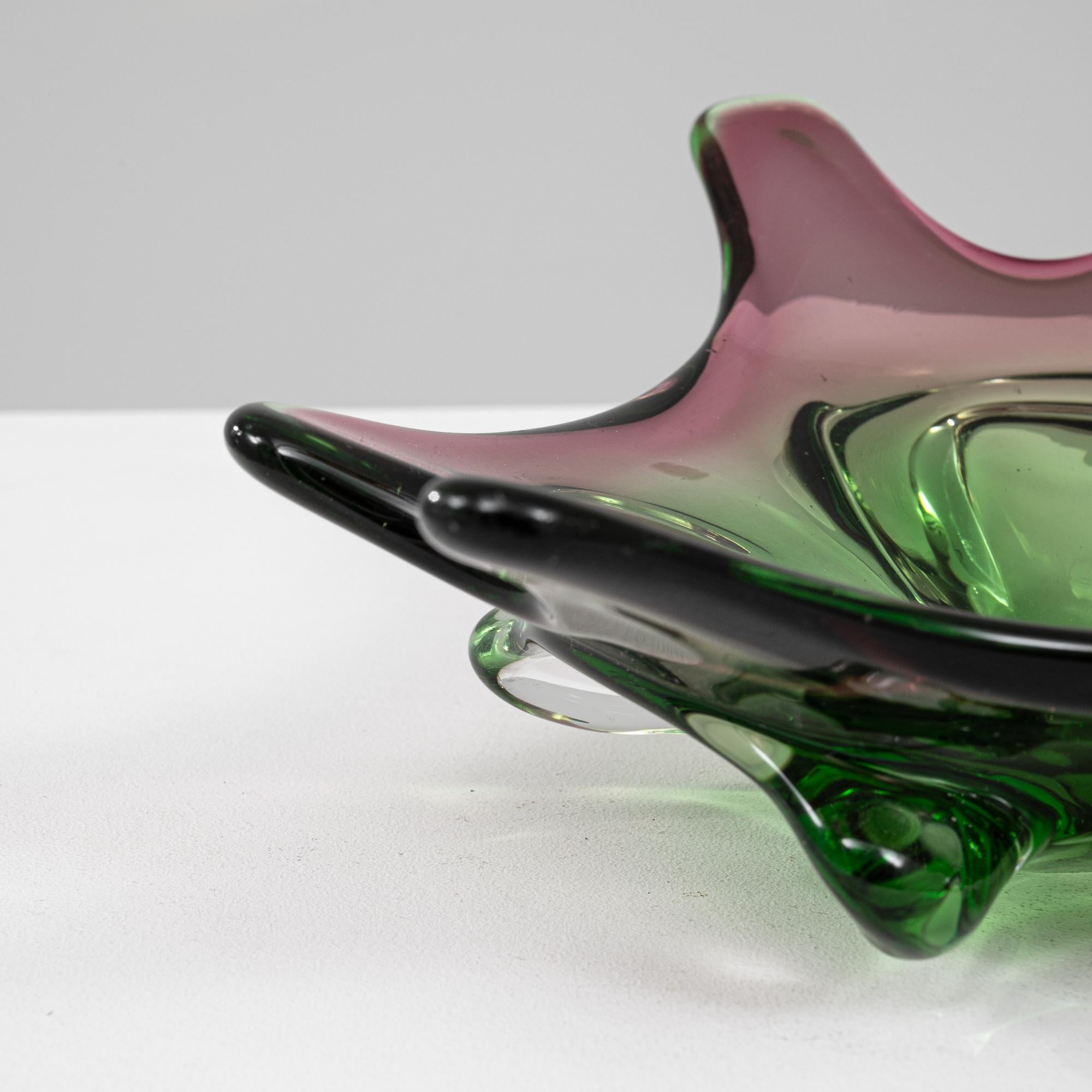 20th Century Italian Glass Plateau For Sale 5