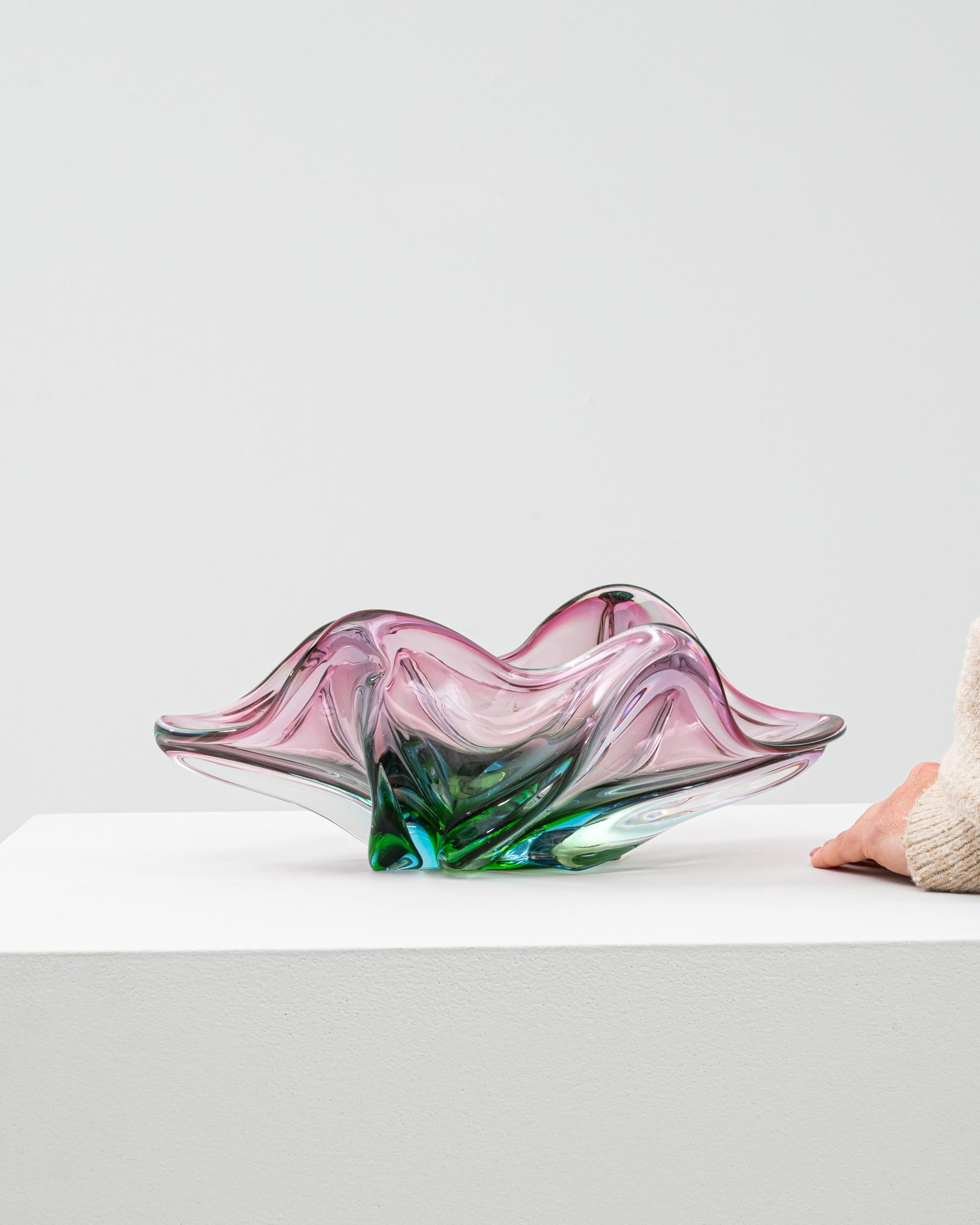 20th Century Italian Glass Plateau For Sale 6