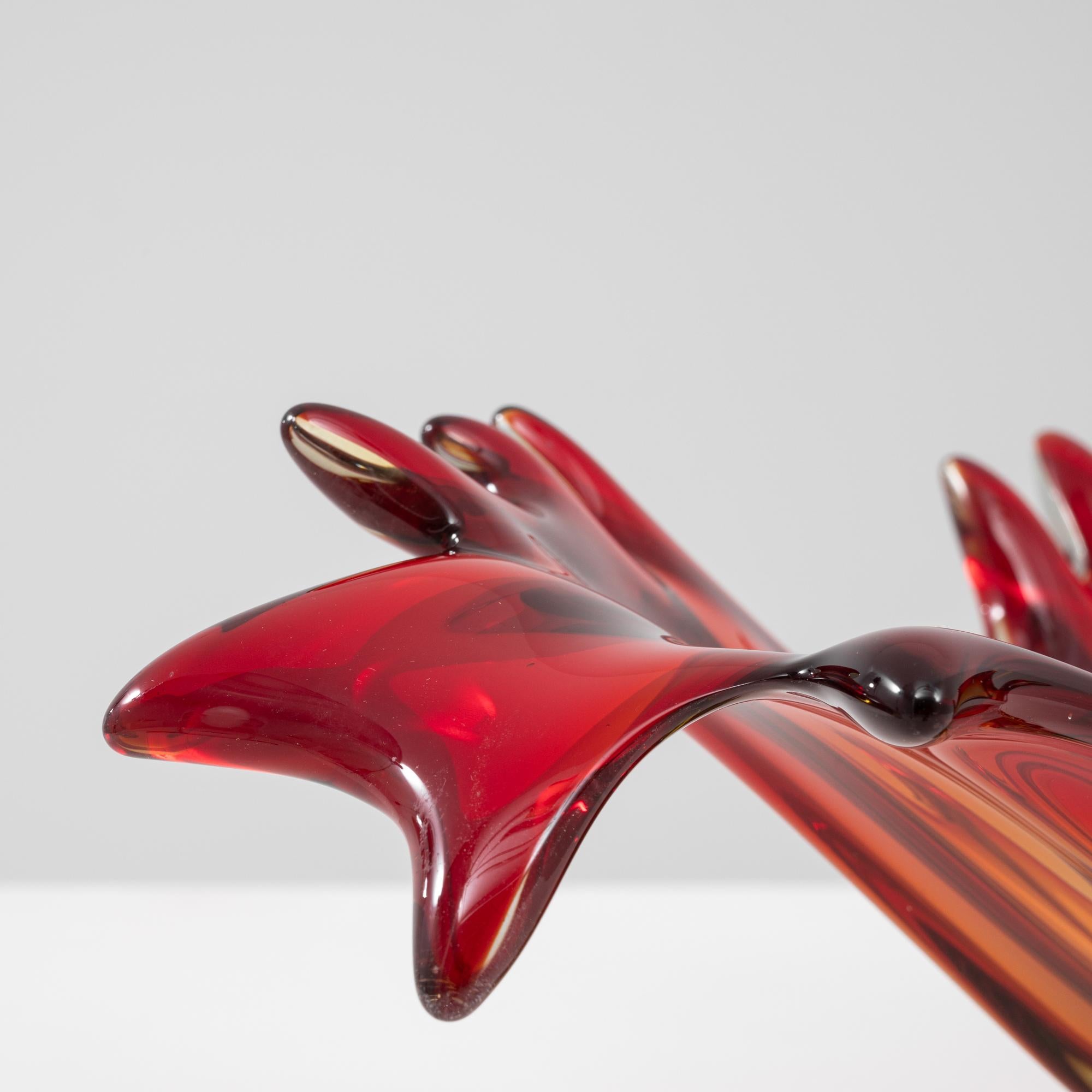 20th Century Italian Glass Plateau For Sale 6