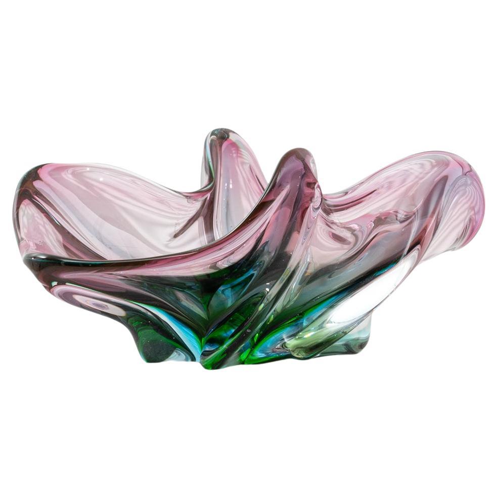 20th Century Italian Glass Plateau