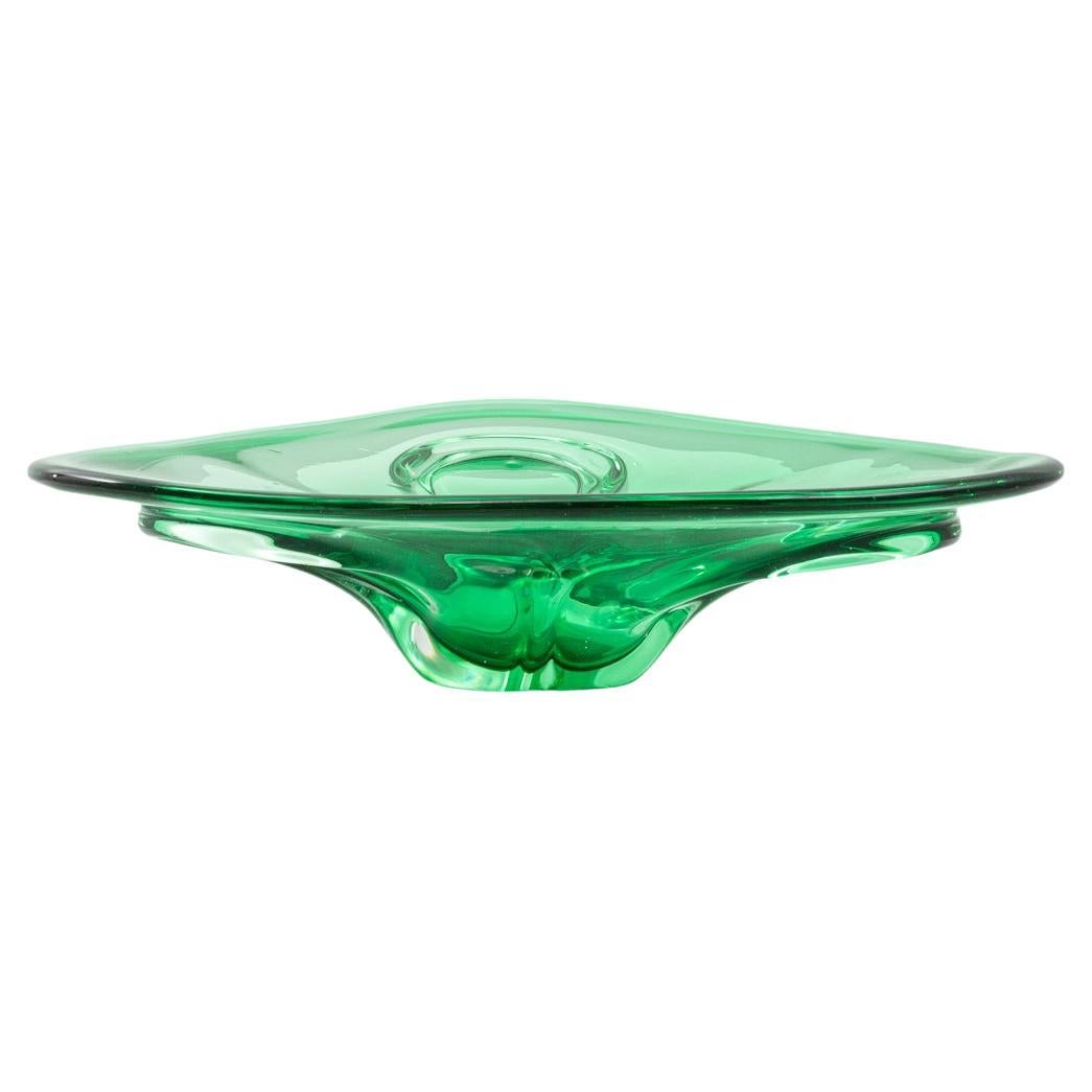 20th Century Italian Glass Plateau For Sale