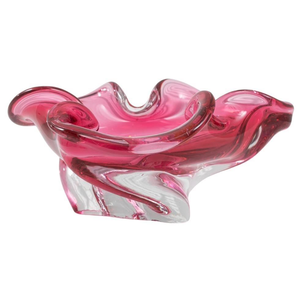 20th Century Italian Glass Plateau