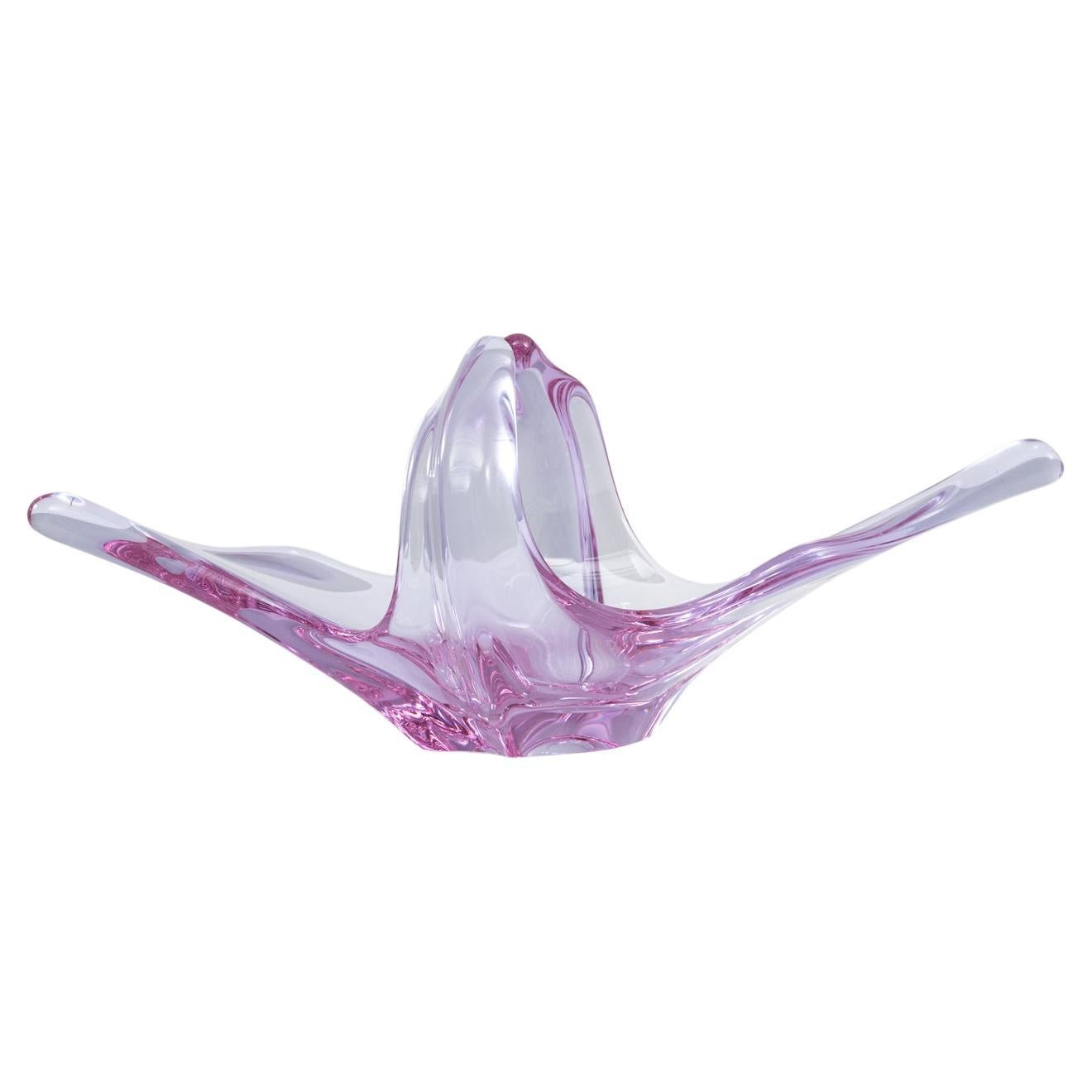 20th Century Italian Glass Plateau For Sale