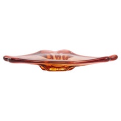 20th Century Italian Glass Plateau