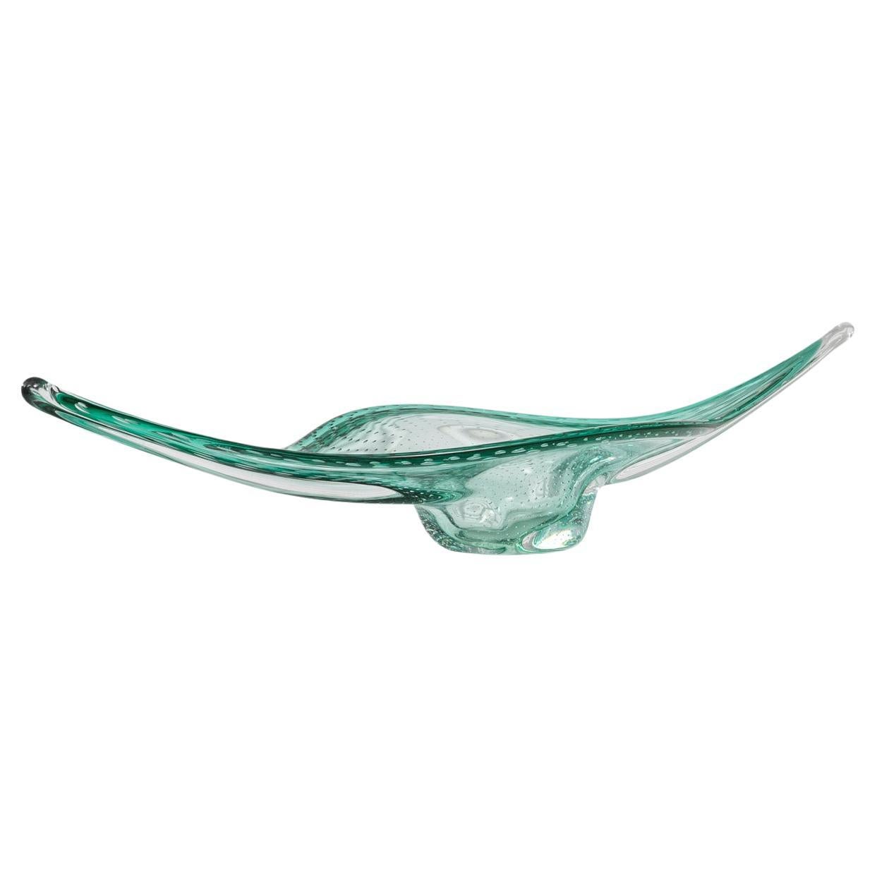 20th Century Italian Glass Plateau