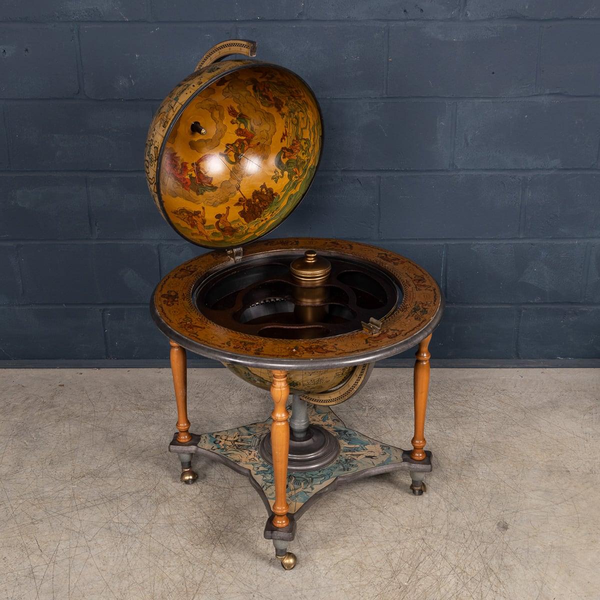 20th Century Italian Globe Drinks Trolley c.1970 5