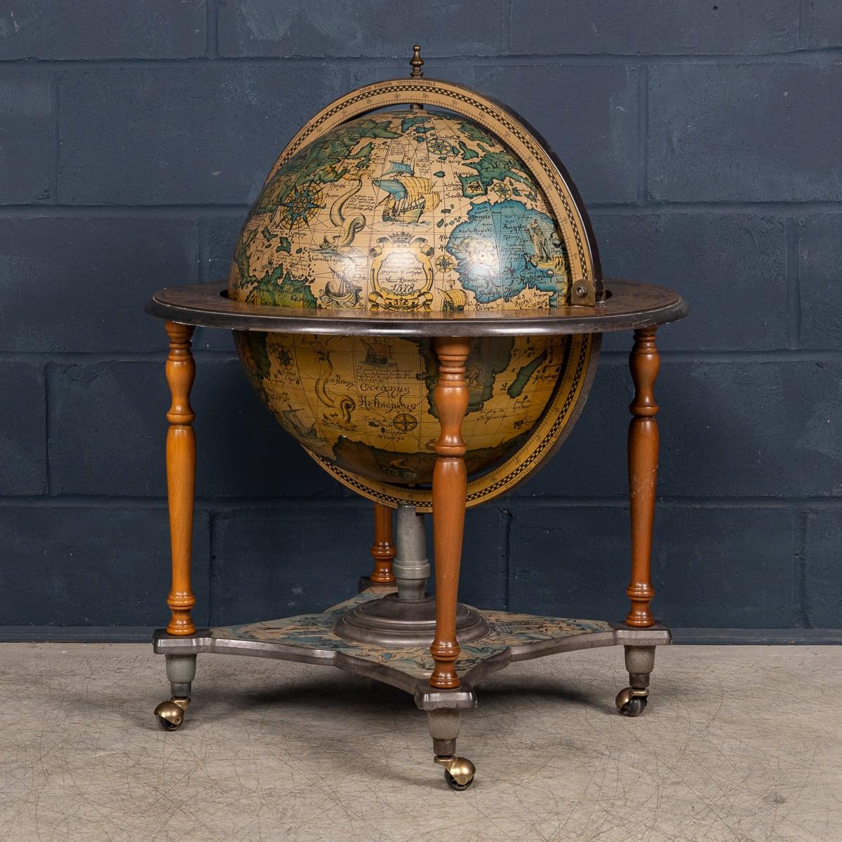 20th Century Italian Globe Drinks Trolley c.1970 2