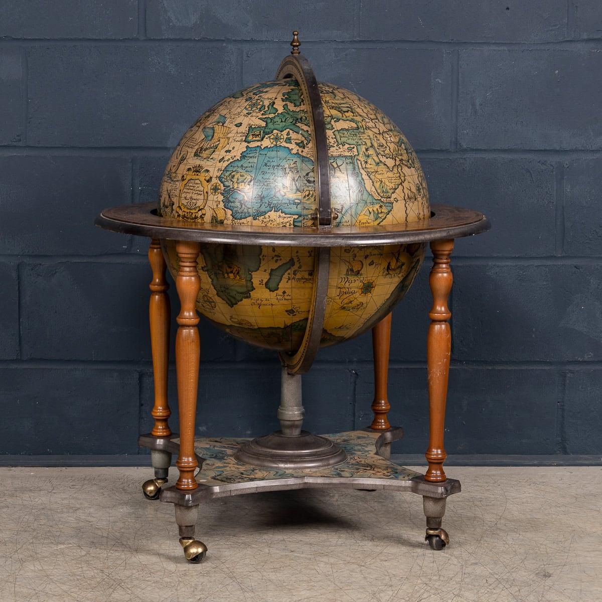 20th Century Italian Globe Drinks Trolley c.1970 3