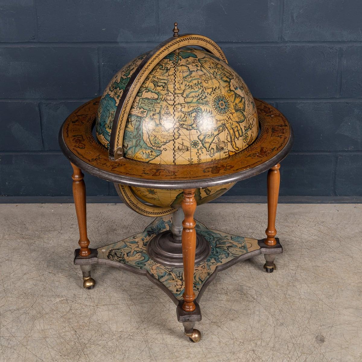 20th Century Italian Globe Drinks Trolley c.1970 4