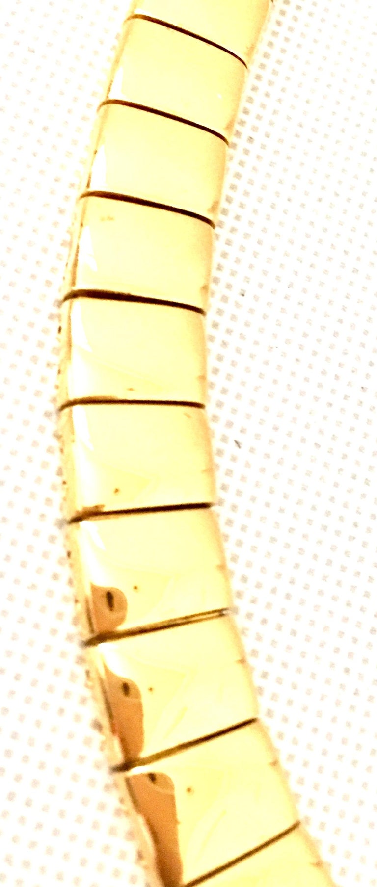 20th Century Italian Gold Plate Link Choker Style Necklace By, Napier ...