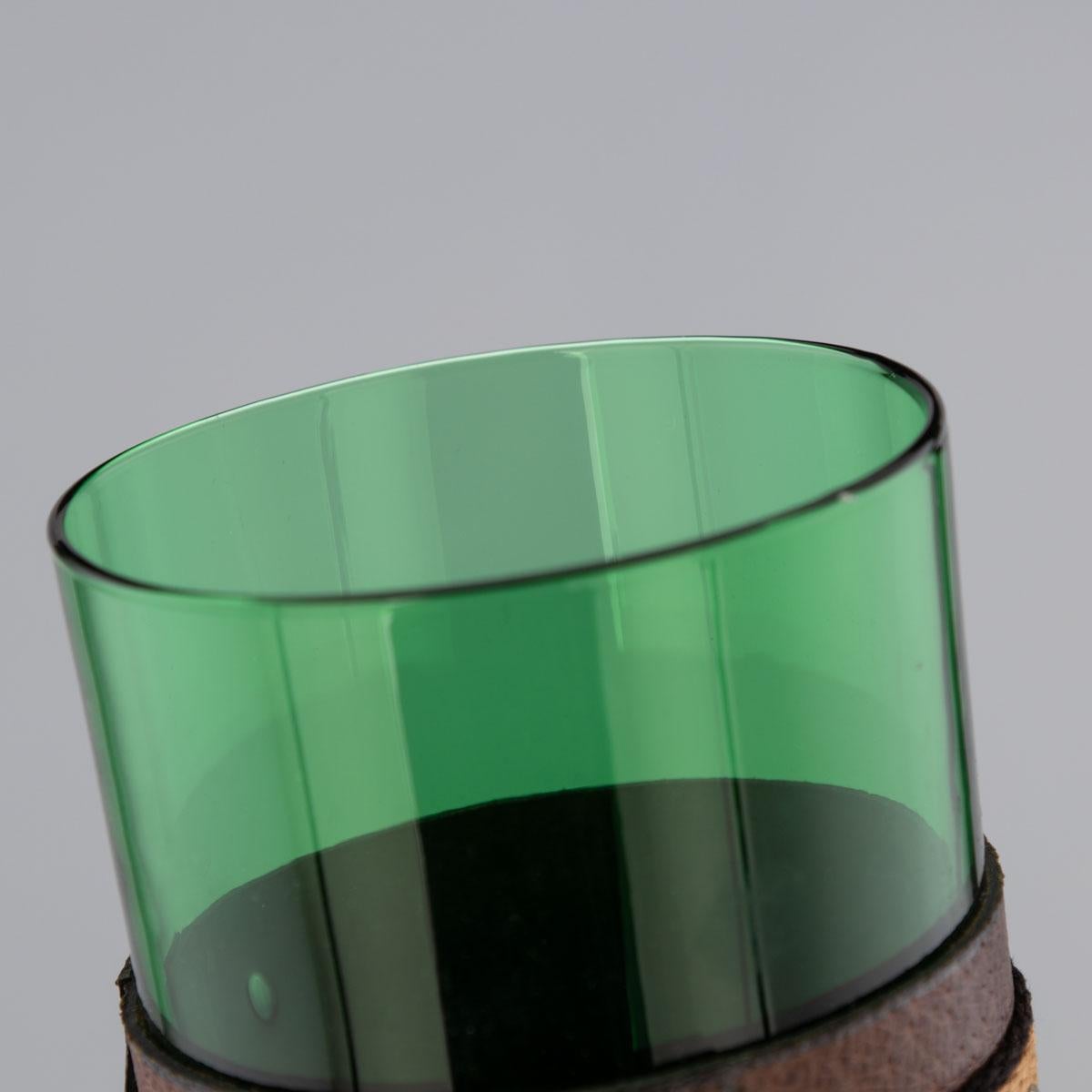 20th Century Italian Green Glass Drinking Set by Gucci 13