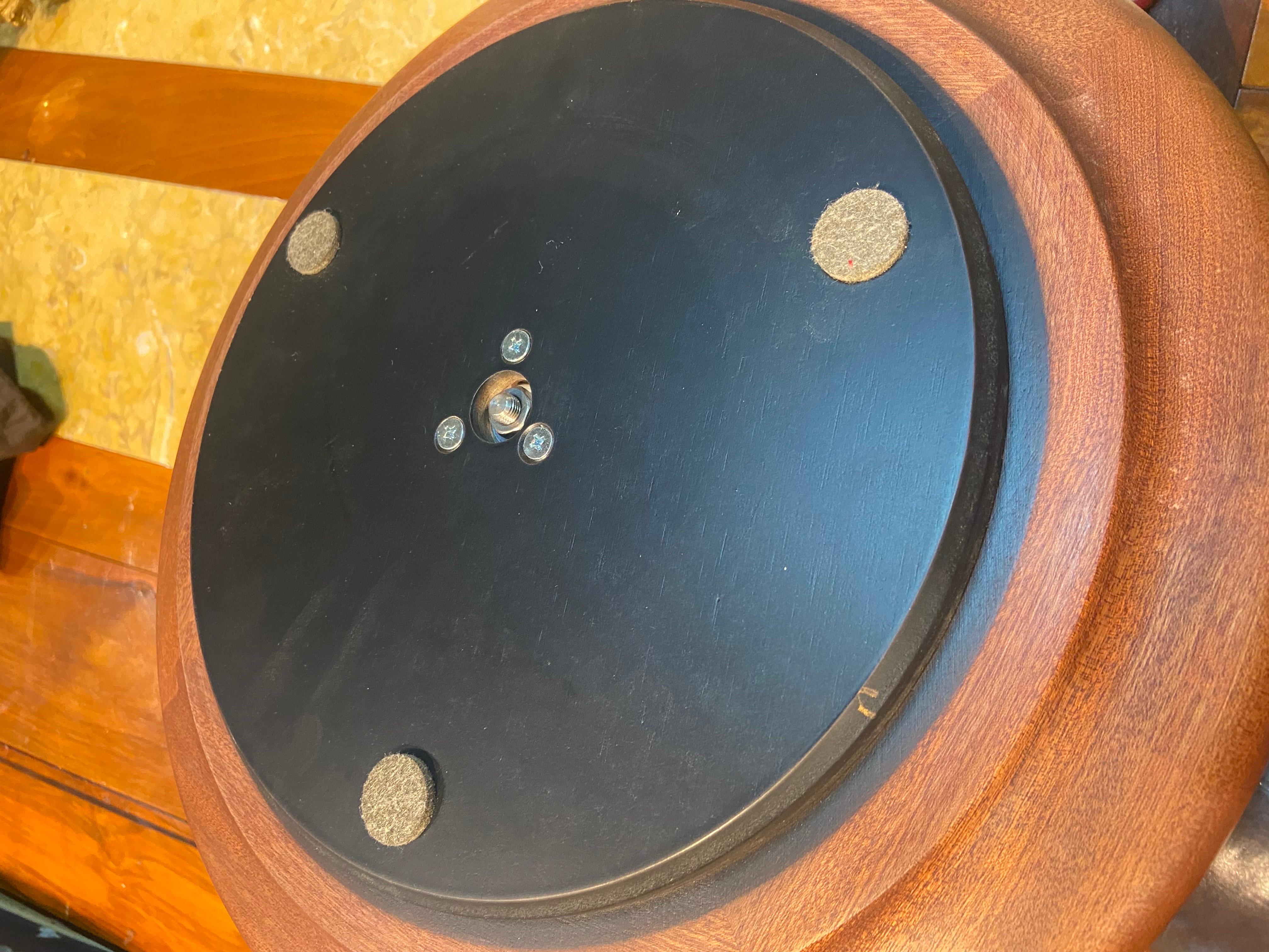 Roue de roulette italienne en acajou de haute qualité du 20ème siècle par Dal Negro en vente 2