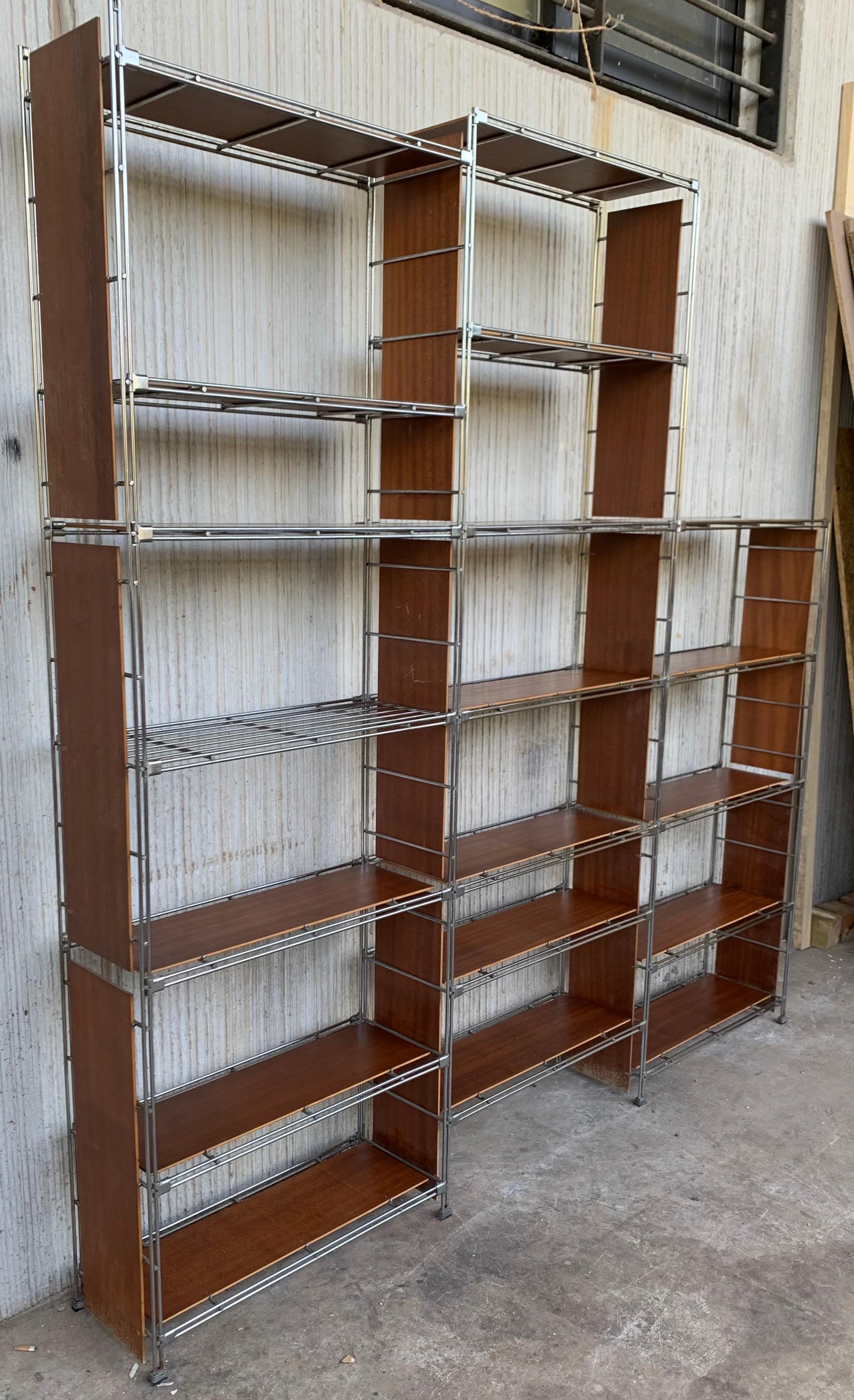 pole shelving system