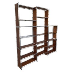 20th Century Italian Industrial Library Shelving