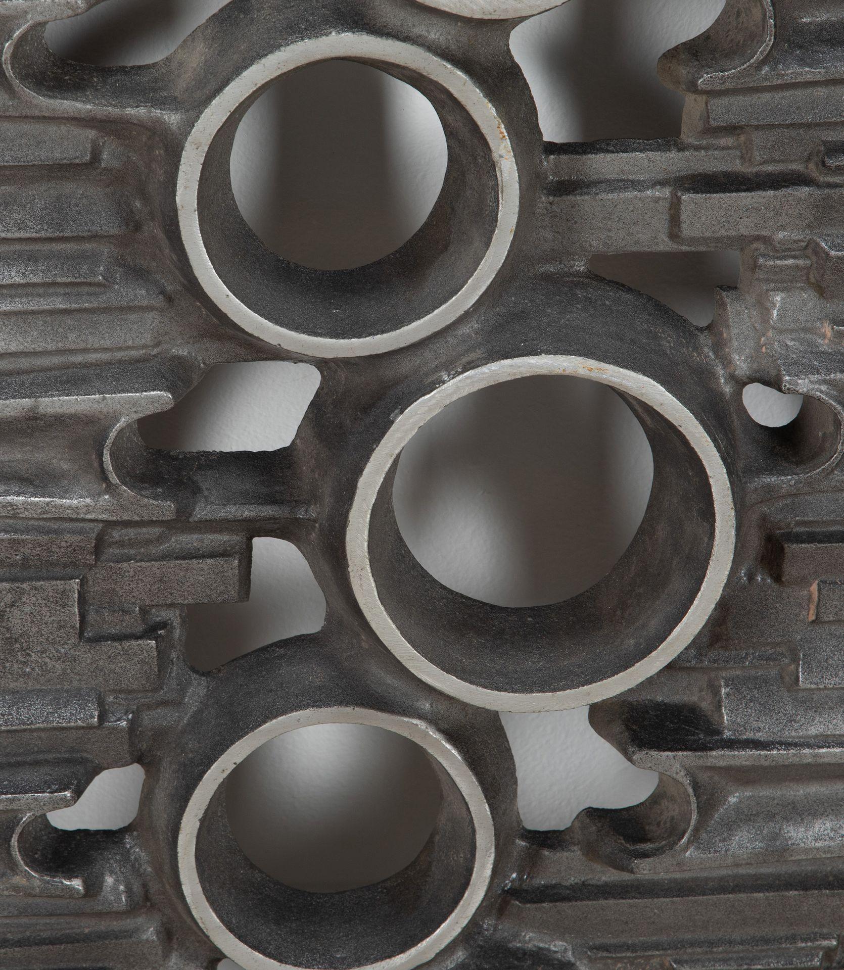 20th Century Italian Iron Brutalist Wall Decoration For Sale 1