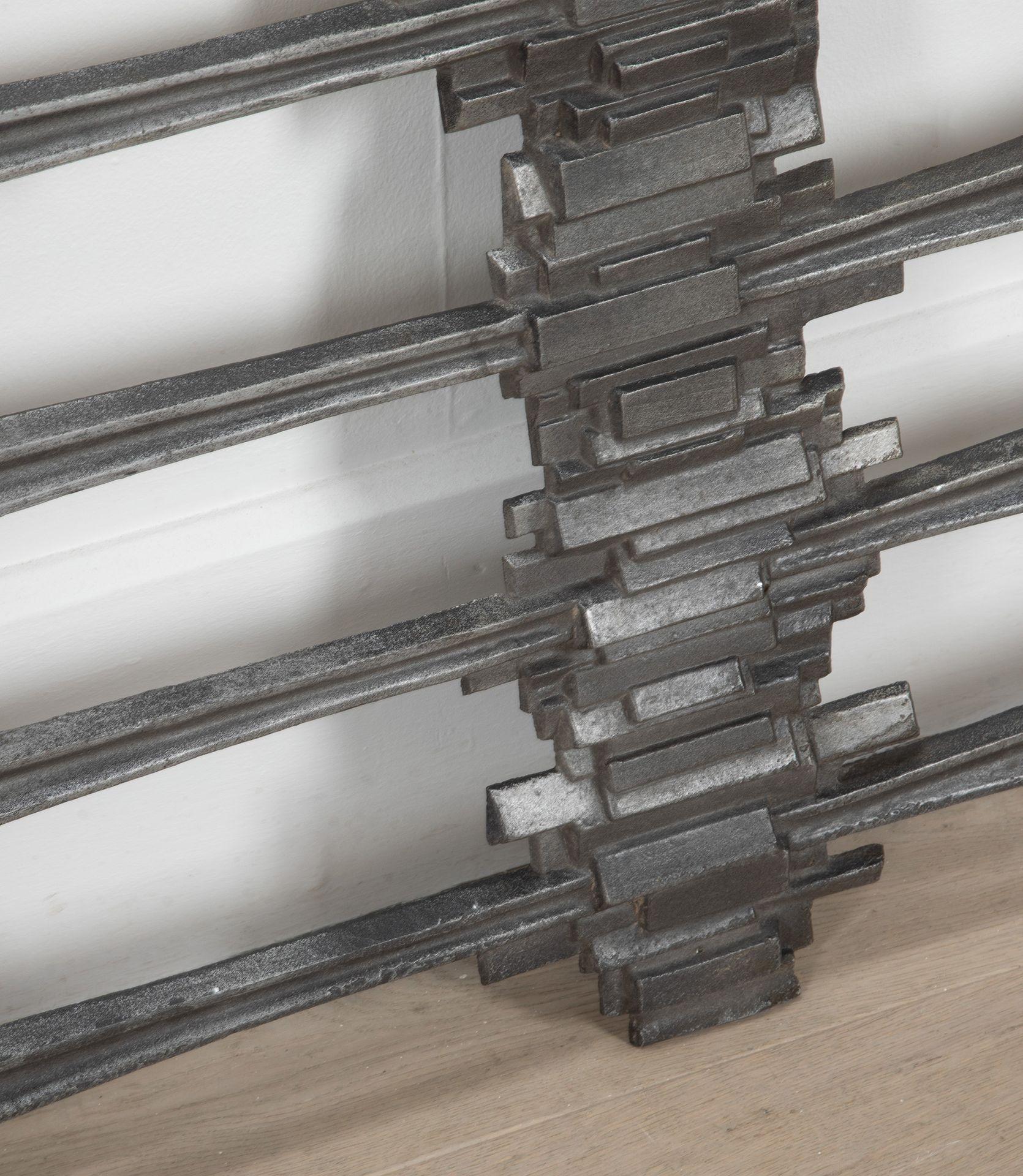 20th Century Italian Iron Brutalist Wall Decoration For Sale 3